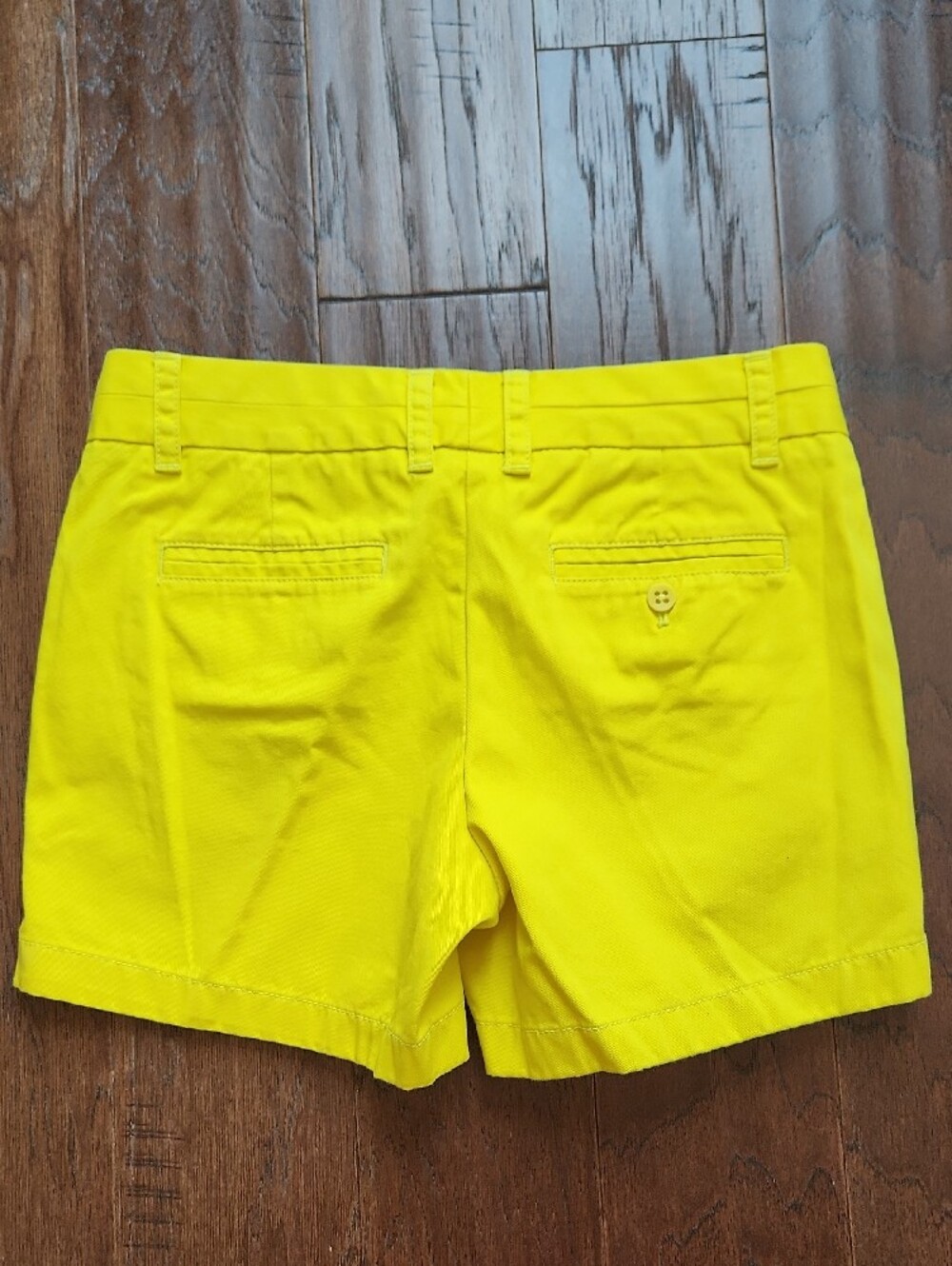 J. Crew Bright Yellow Chino Shorts - Picture 4 of 4